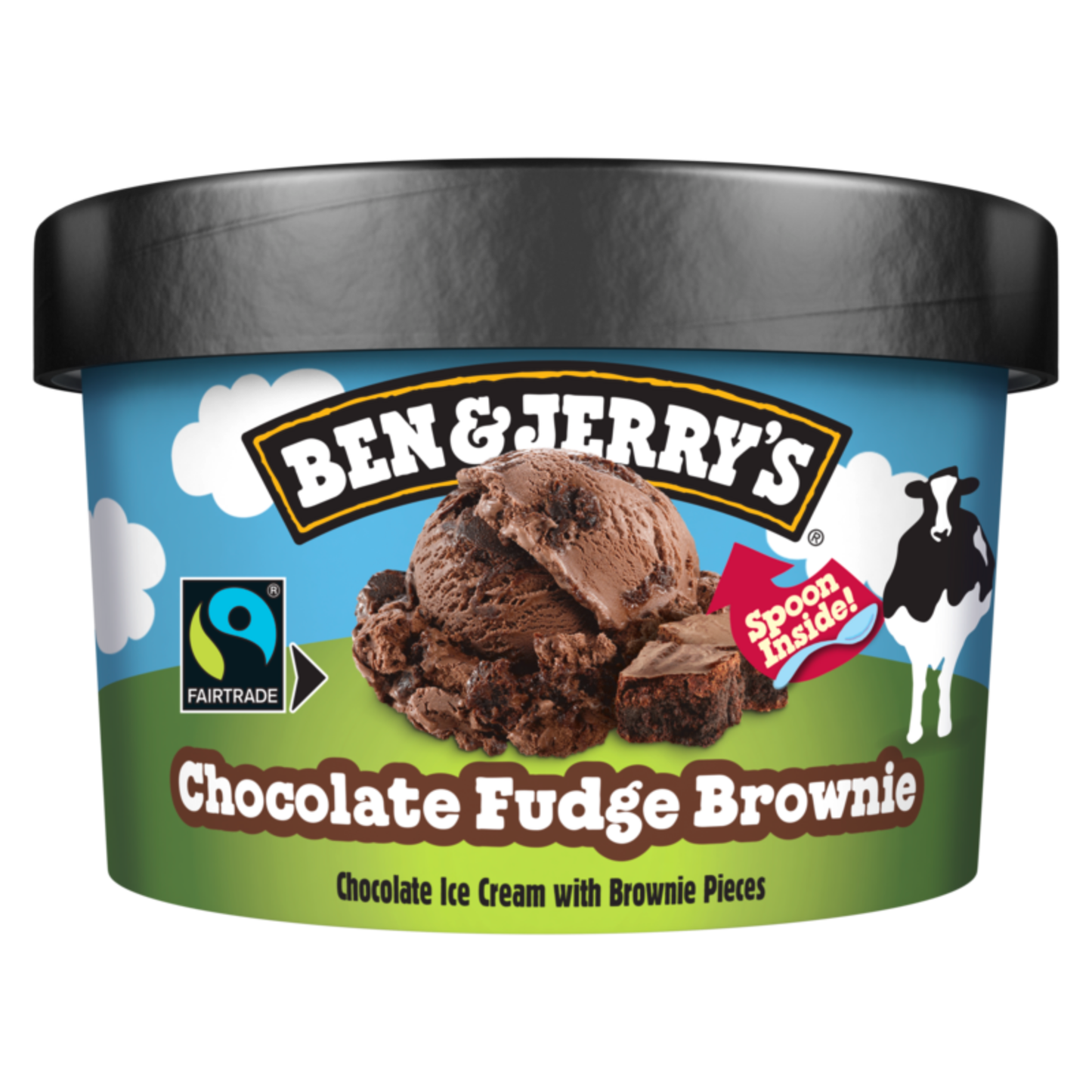 Ben Jerry's shortie chocolate fudge brownie (12x 100 ml)