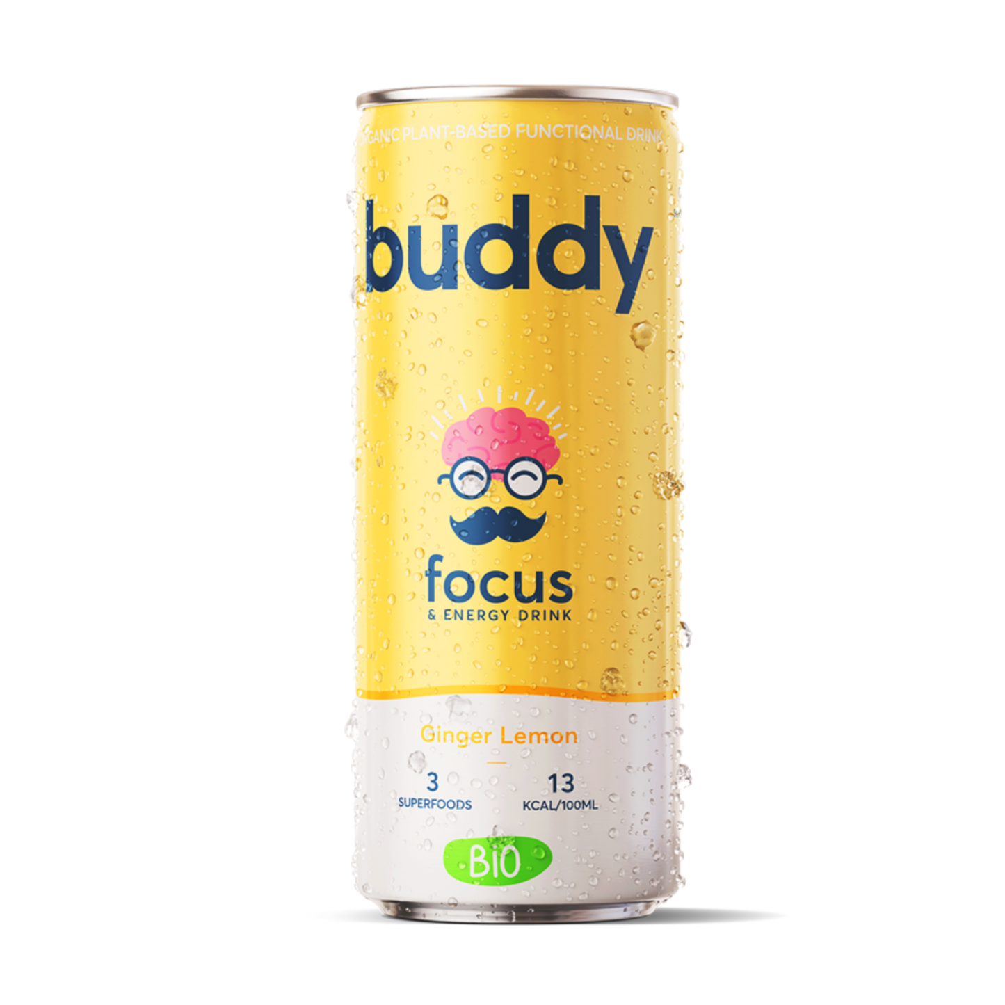 Buddy ginger lemon bio blikje (12x 250 ml)