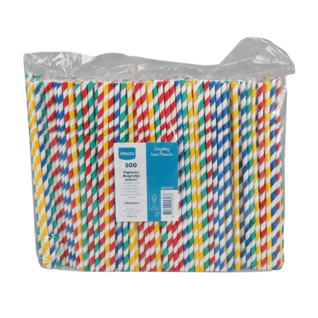 Depa Buigrietje assorti papier fsc 6x220 mm (500 stuks)