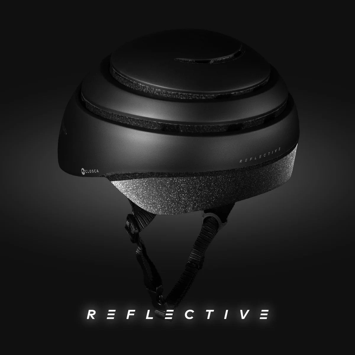 Closca helm Loop reflective zwart M 56-59cm