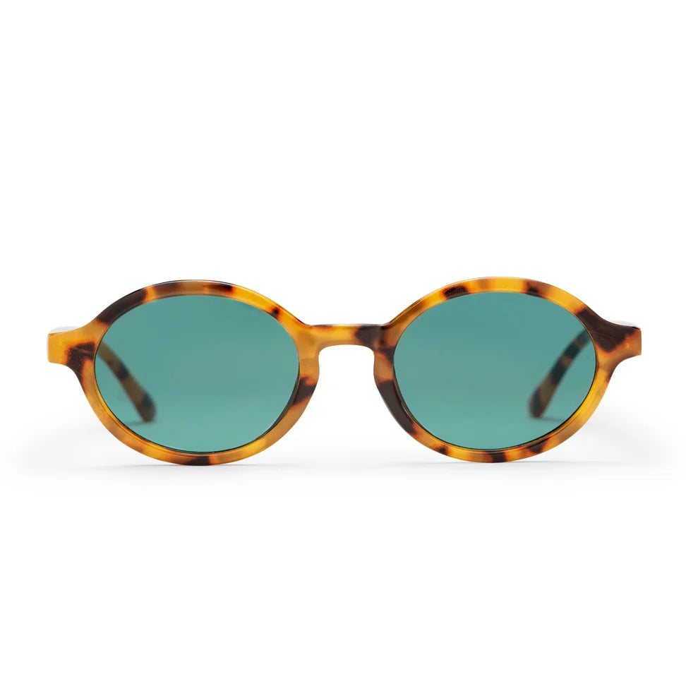 CHPO bril marlene leopard turquoise