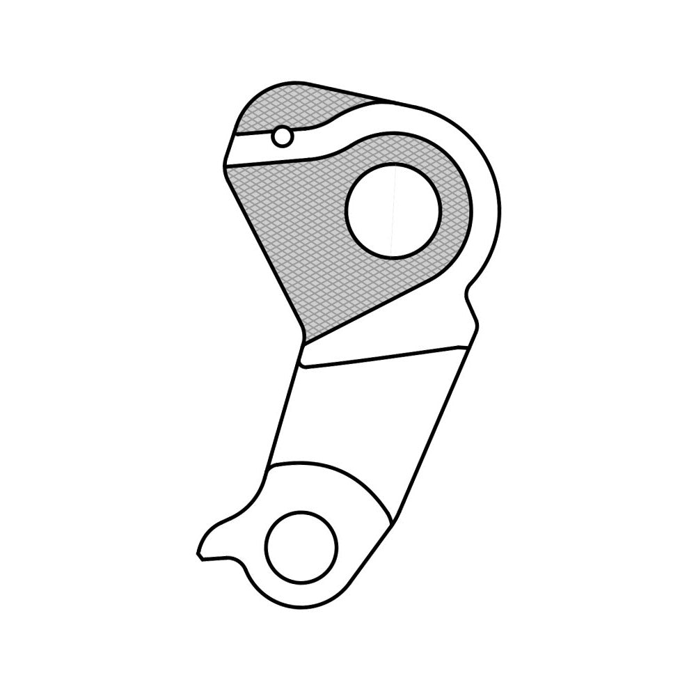 UNION schaltauge dropout hg-236 incl. screws