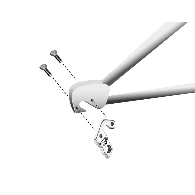 UNION schaltauge dropout gh-163 incl. screws