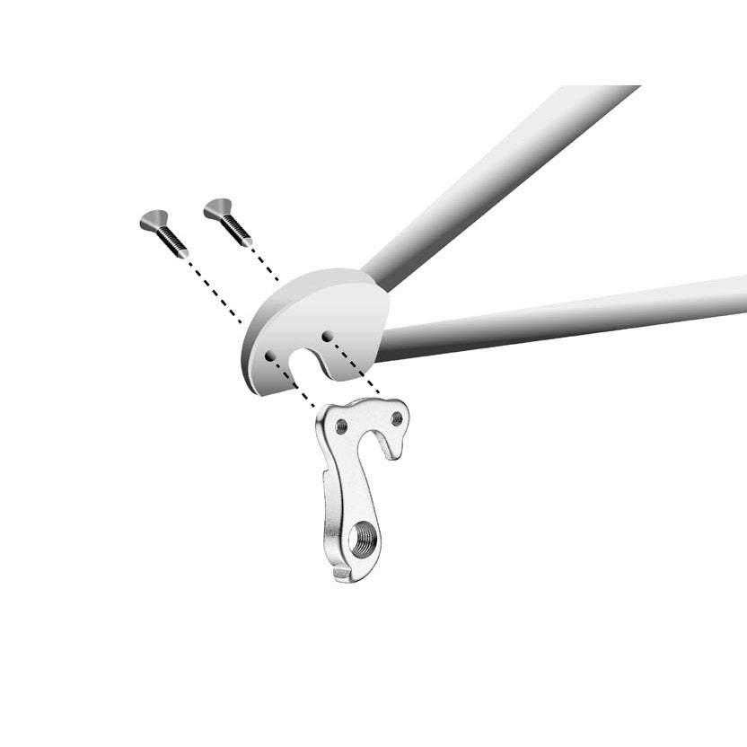 UNION schaltauge dropout gh-167 incl. screws