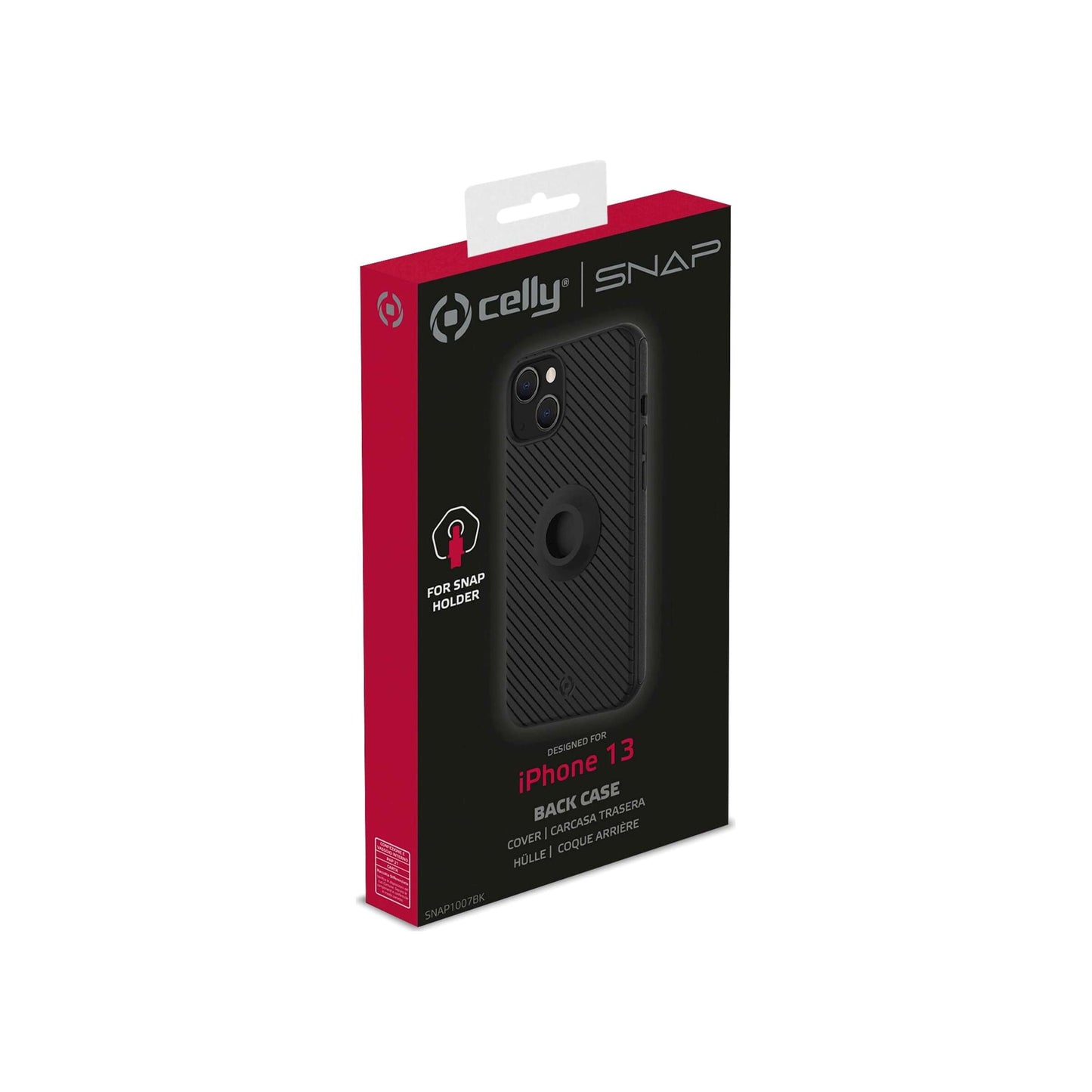 Celly Snap iPhone 13 hoes voor telefoonhouder