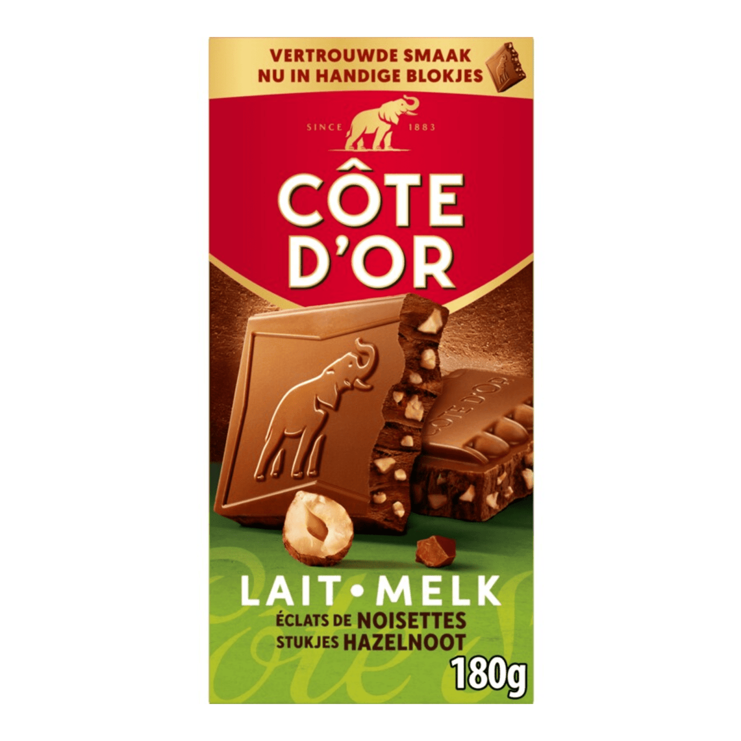 Cote D'or original tablet melk noot (18x 180gr)