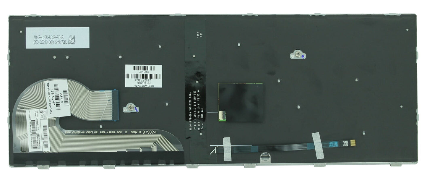 Ty Hp laptop toetsenbord qwer us + trackpoint, backlit