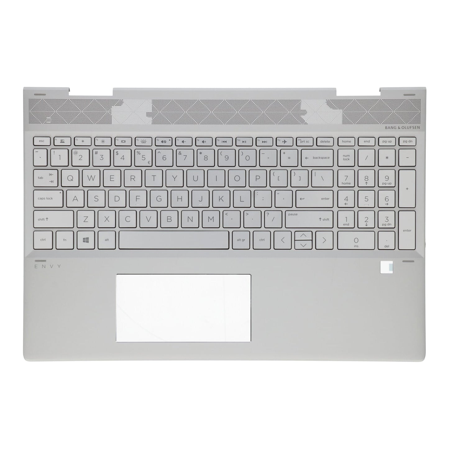 Ty Hp laptop toetsenbord qwer us + top cover - zilver