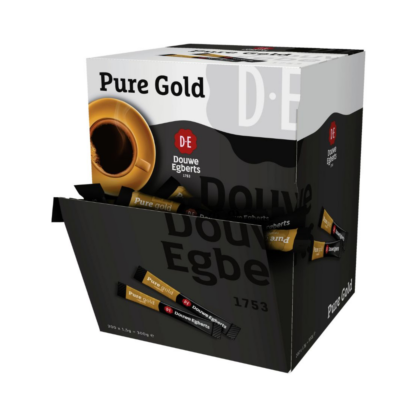 Douwe Egberts pure gold sticks (200 stuks)