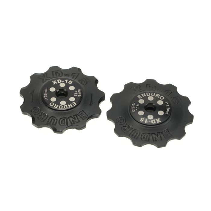ENDURO BEARINGS Jockey wheel set xd-15 - shimano - 11 speed - black