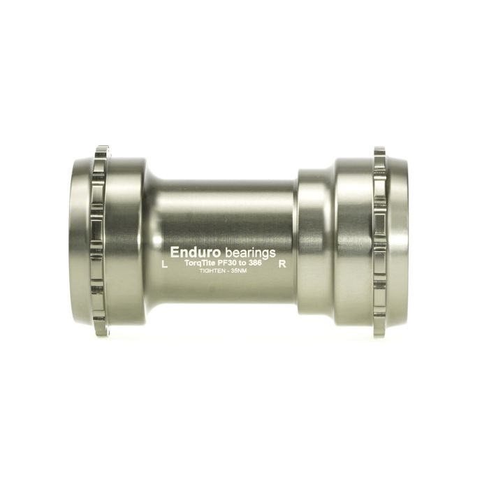 ENDURO BEARINGS Torqtite bottom bracket - bb386 to 30mm - ss - graphite