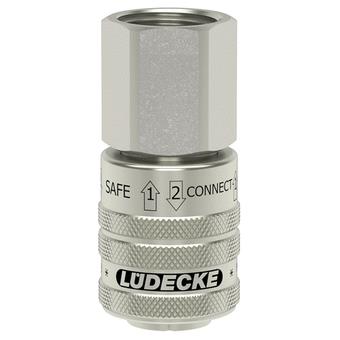 Lüdecke Ludecke veiligheidskoppeling 1 4 bi.dr.vern.dn7.8 (euro10)