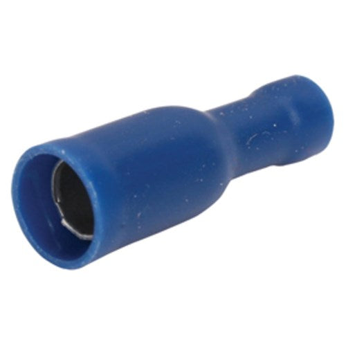 Bofix Kabelschoen vrouw rond 4 mm. blauw