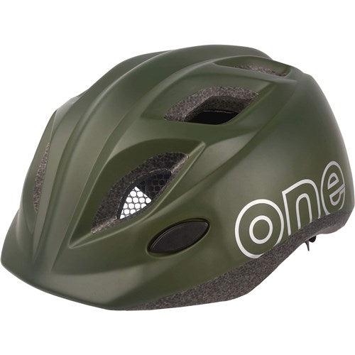Kinder helm s 52-56cm bobike one plus olive Groen mat