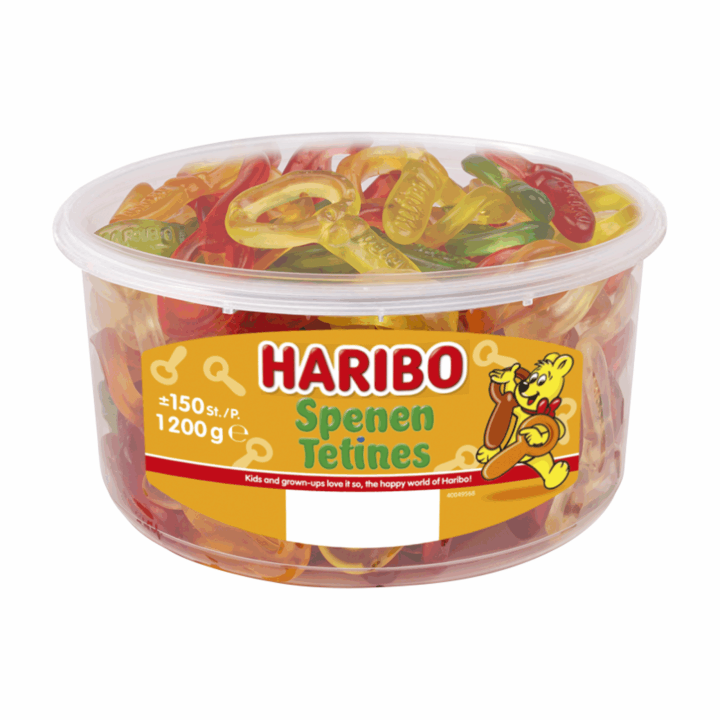 Haribo spenen (150 stuks)