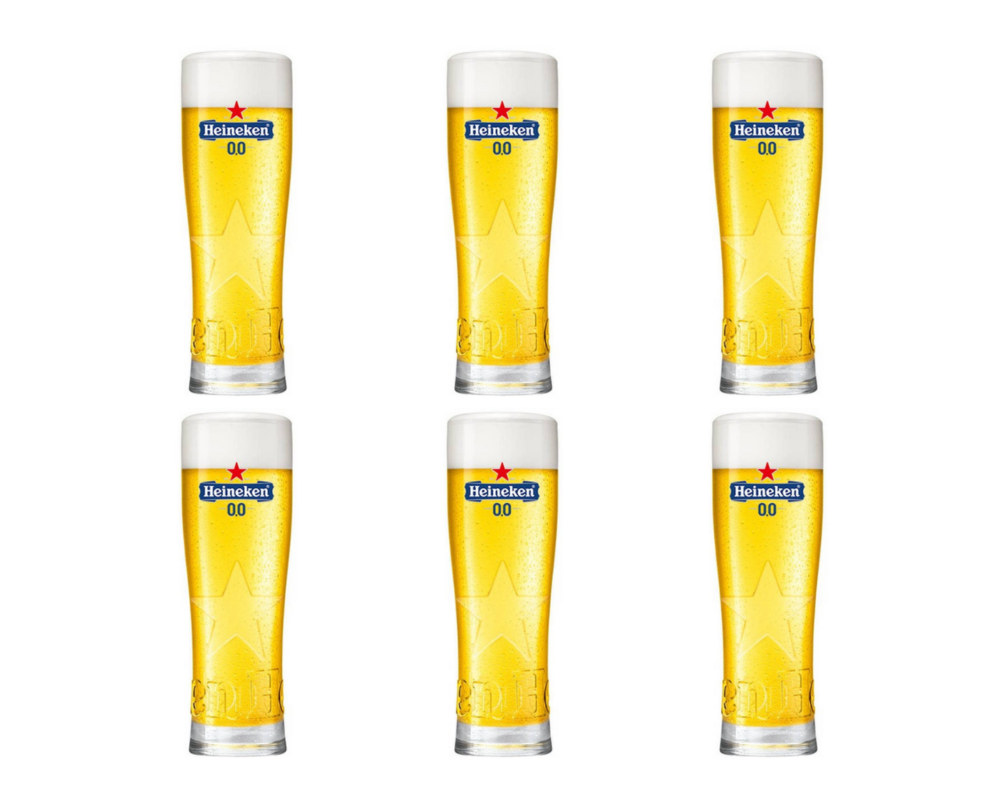 Heineken 0.0% star glas (6x 25cl)