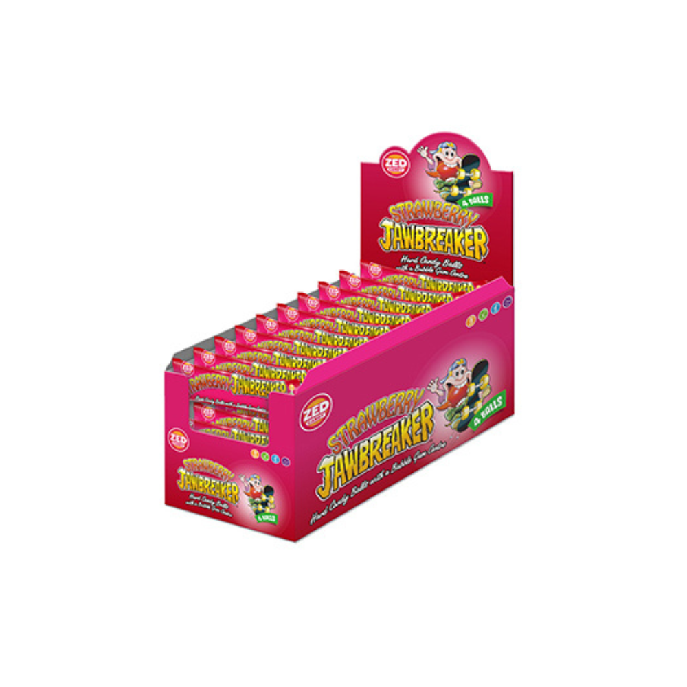 Zed Candy Jawbreaker strawberry (40x 4-pack)