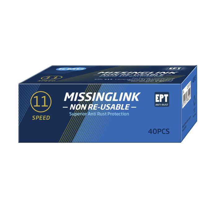 KMC MissingLink 11NR EPT Silver - Fietskettingslot 11-speed, 5.65 mm - Zilver