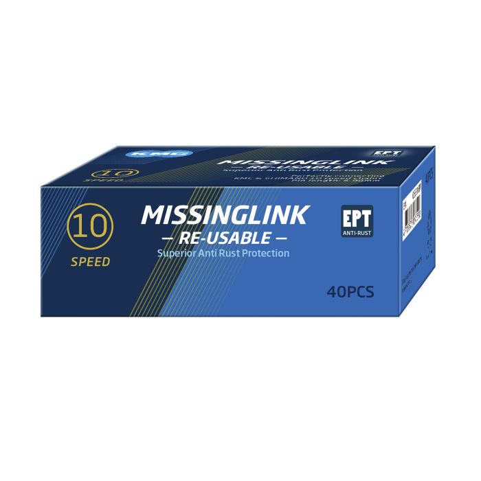 KMC Missinglink 10r - ept - silver - workshop (40 pcs)
