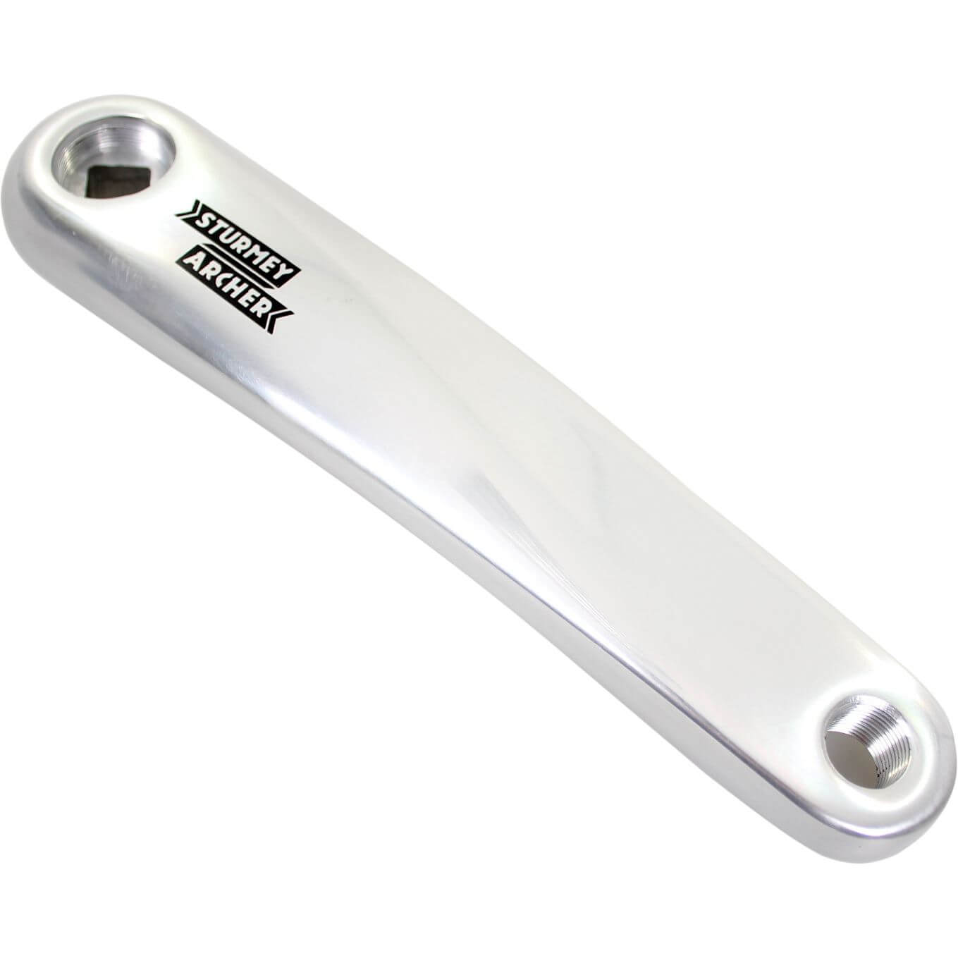 Sunrace Sturmey-archer crankdeel links 170mm fcs600 ruit zilver - 126320