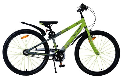 Volare 24 inch fiets rocky 3v remnaaf groen grijs 42414