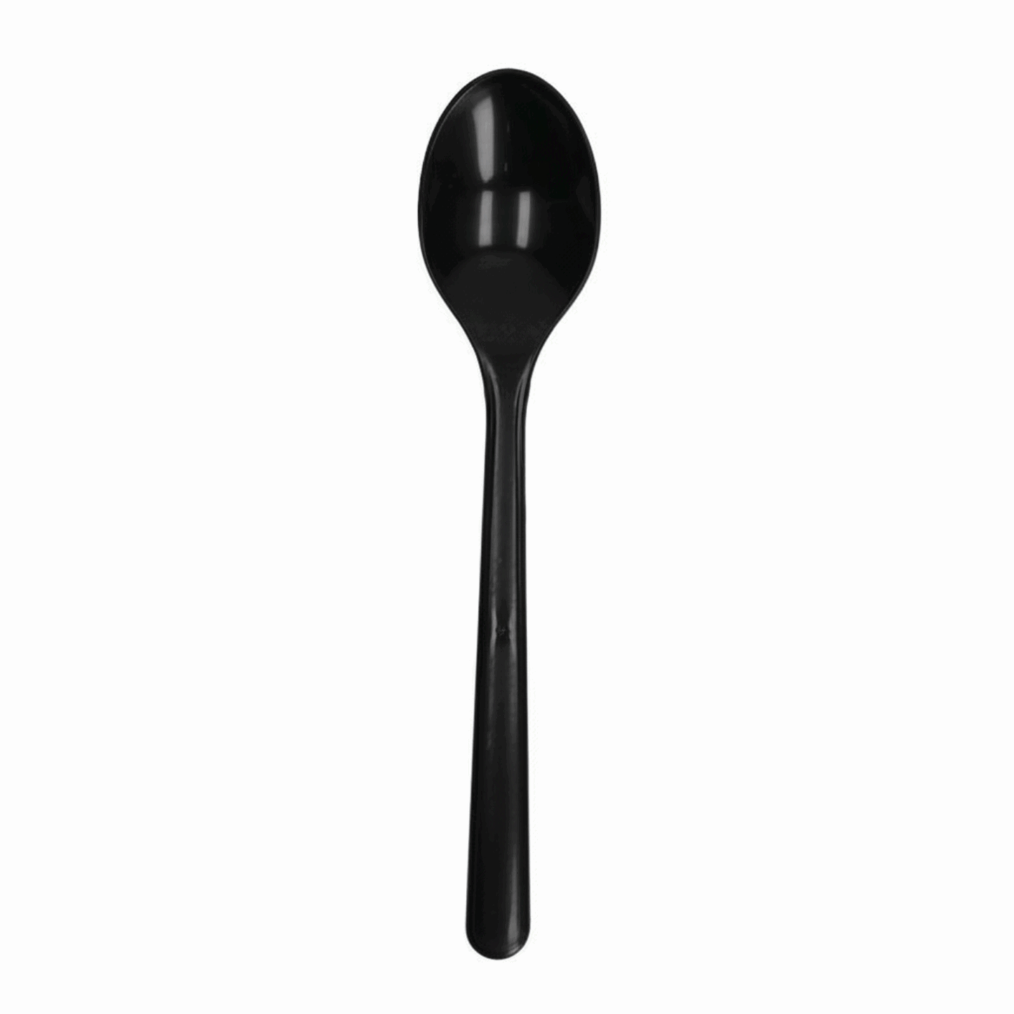 Lepel Herbruikbaar Zwart PP 185mm (50 stuks)