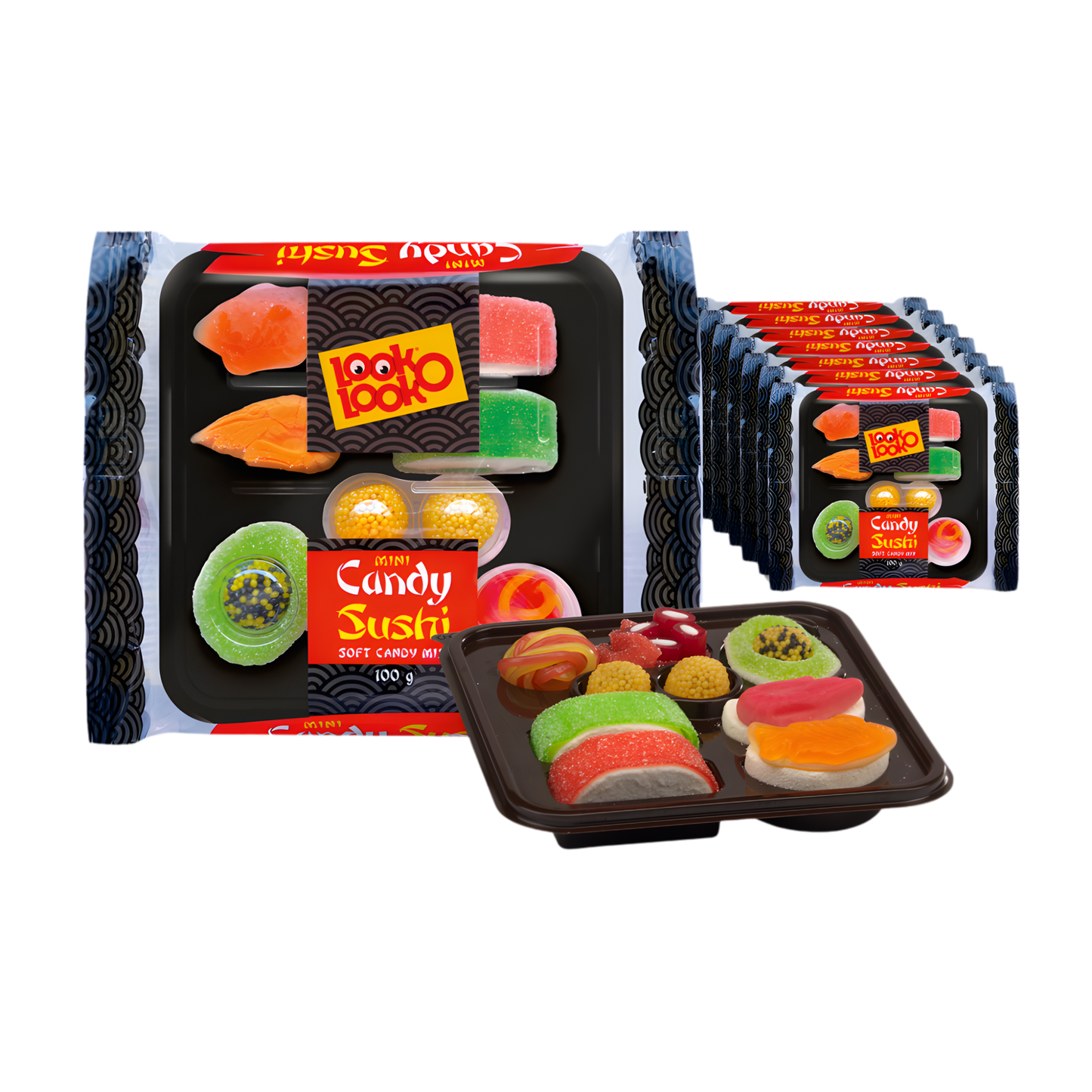 Look O Look Look-o-look mini candy sushi (7x 100gr)