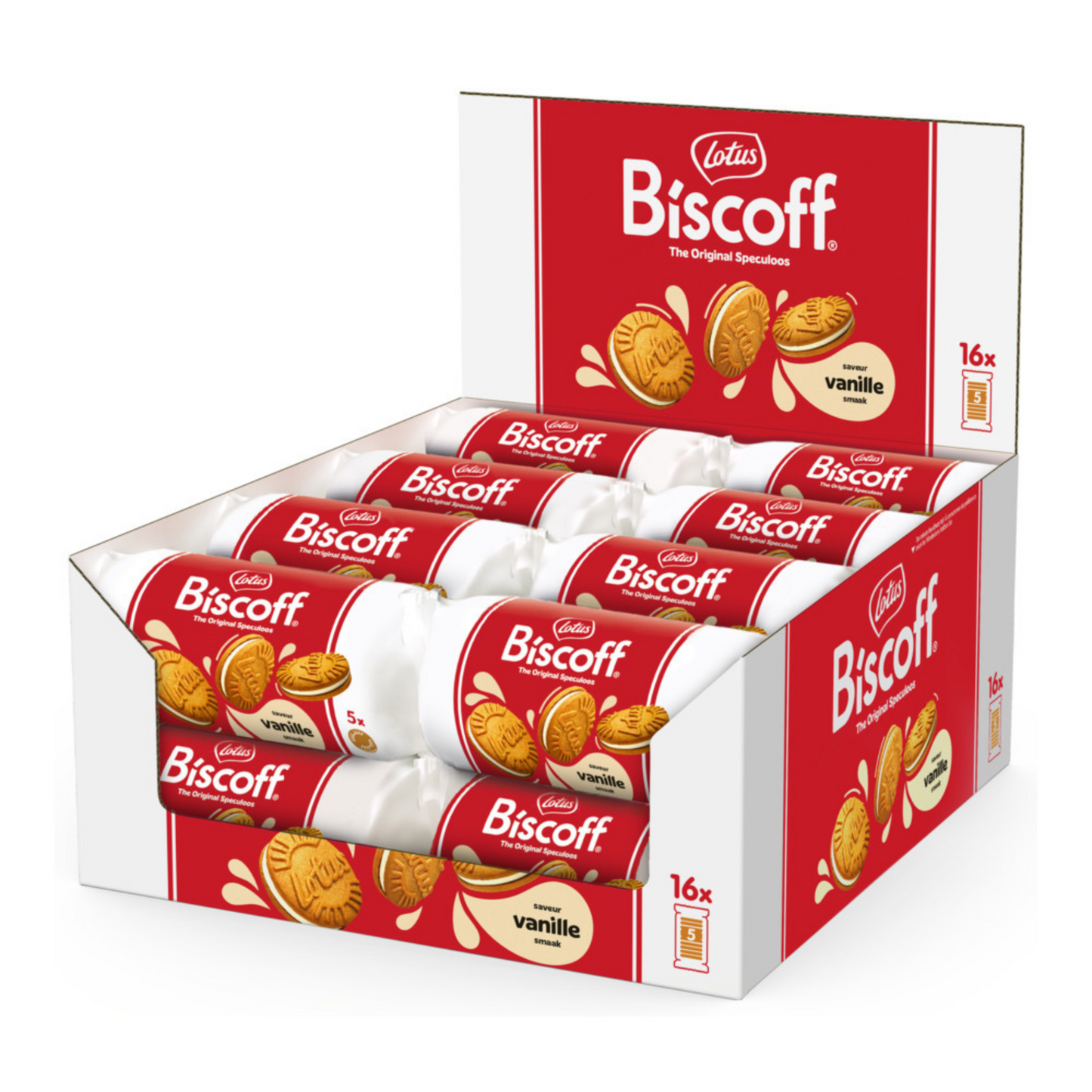 Lotus Biscoff sandwich cookie vanille (16x 50gr)