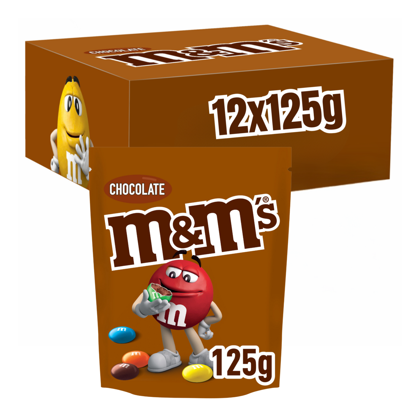 M M's choco zak (12x 125 gr)