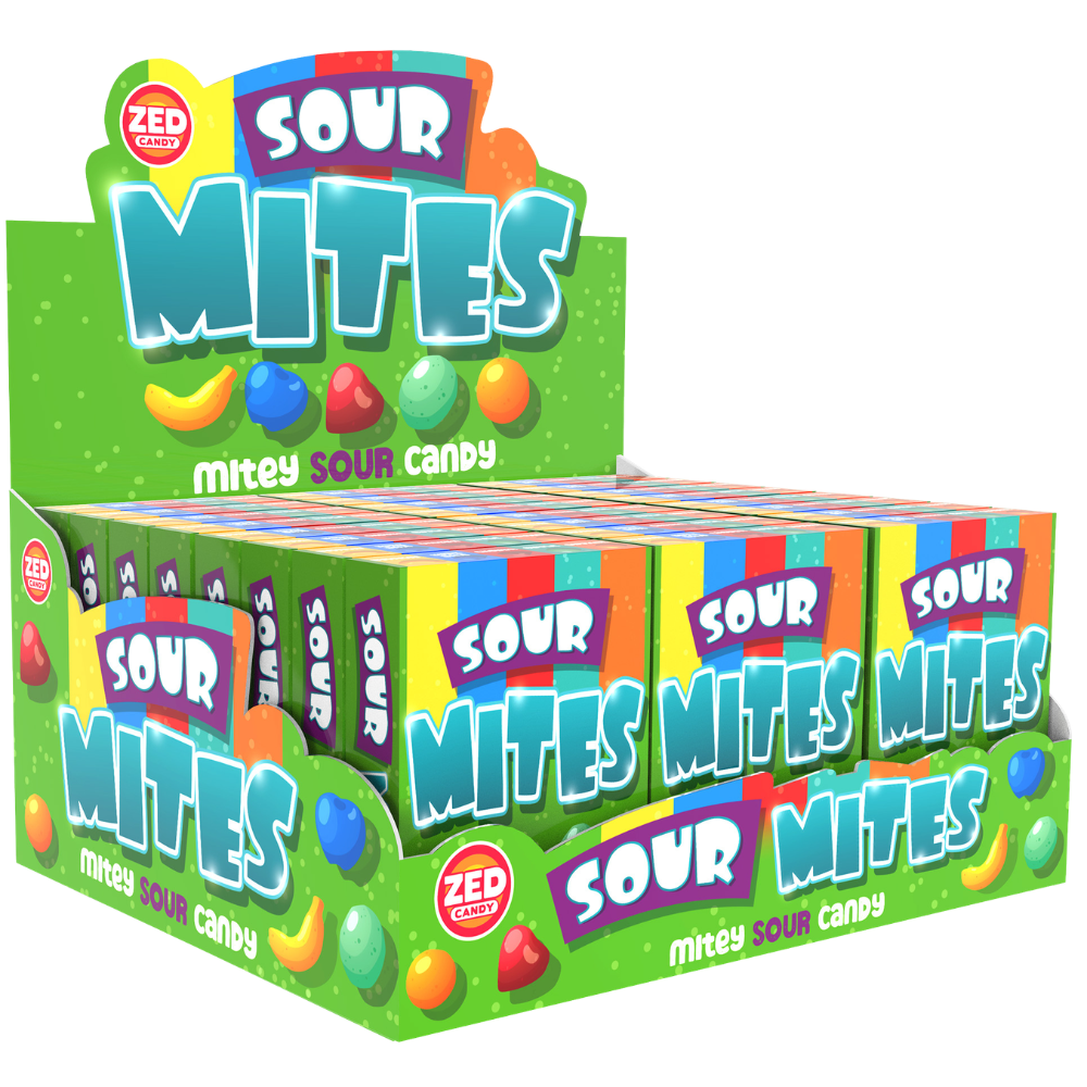 Zed Candy Mites sour pocket box (24 stuks)