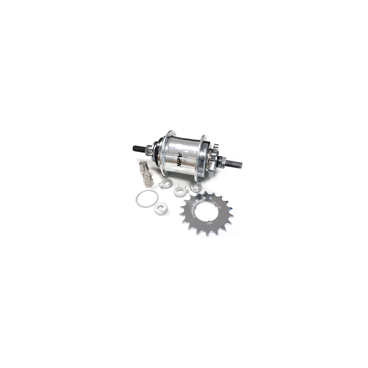 STURMEY ARCHER getriebenabe automatic a2k dual. automatic hub st.a. disc 36l. silver