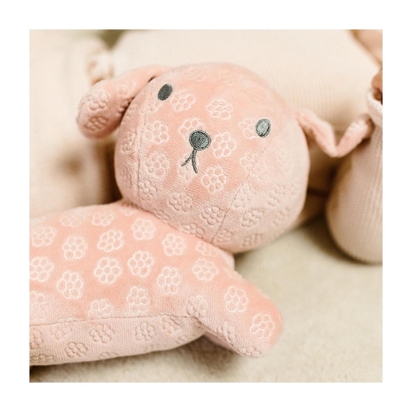 Little Dutch Snuffie 25cm pink flower