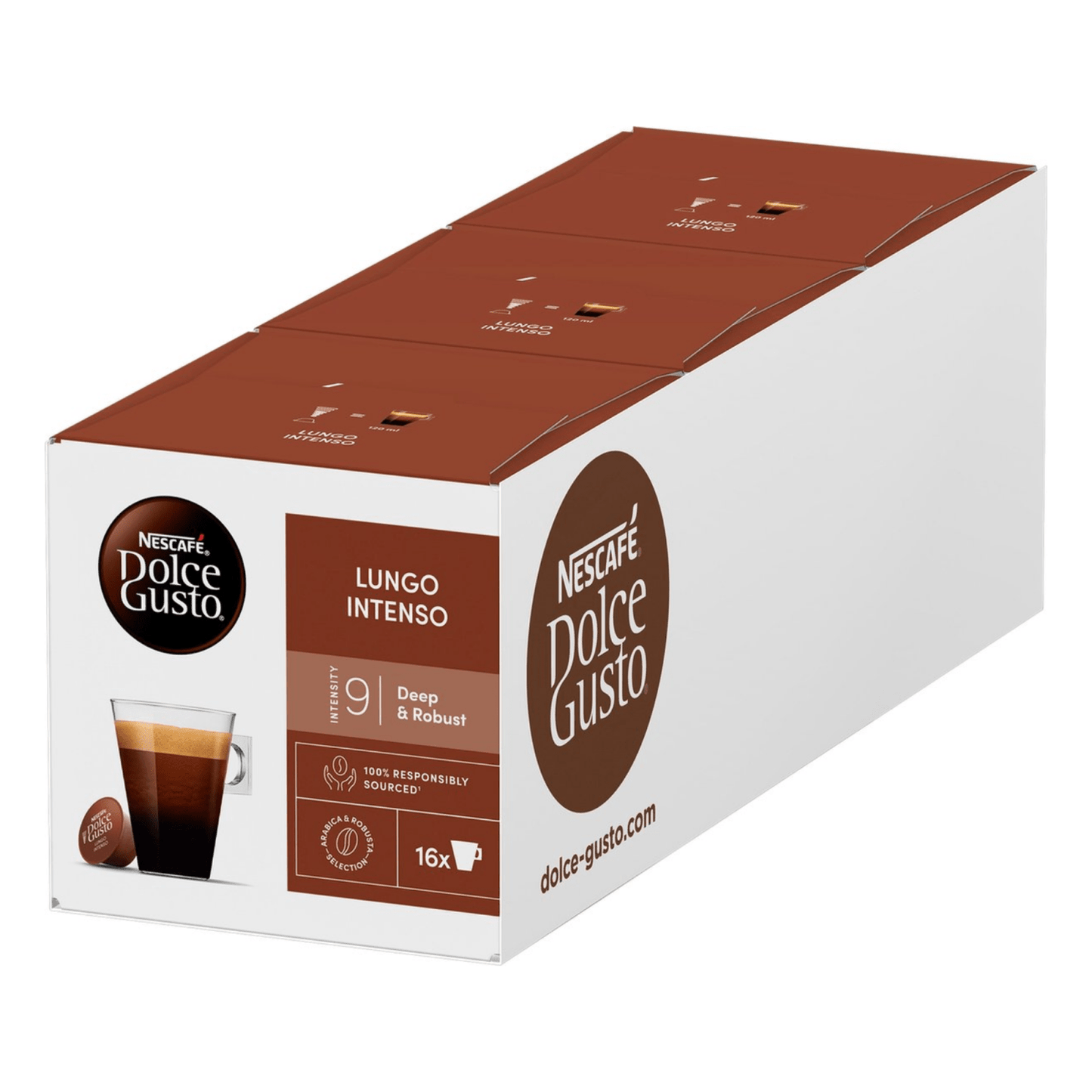 Nescafe Dolce Gusto Nescafé dolce gusto capsules lungo intenso - 48 koffiecups voor 48 koppen koffie