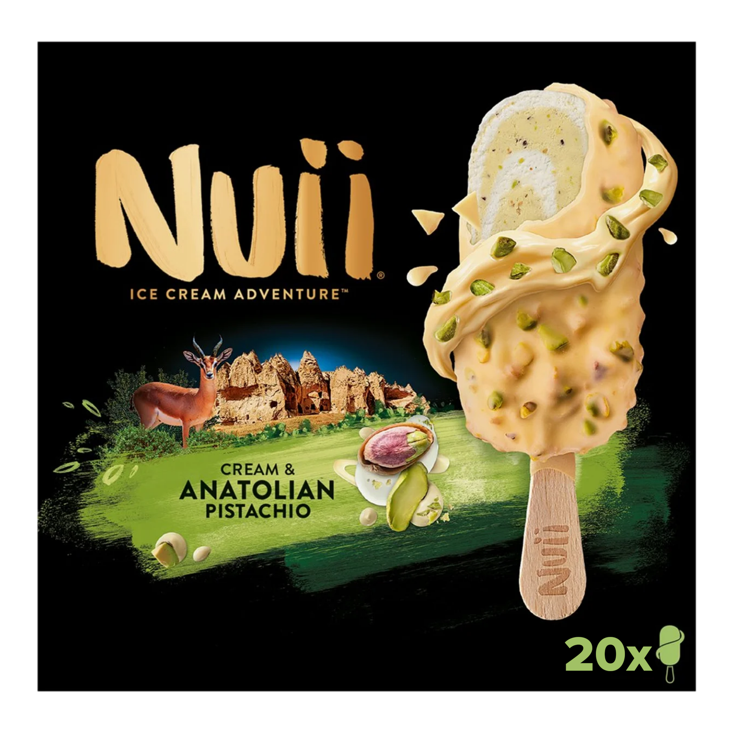 NUII cream anatolian pistache (20x 90ml)