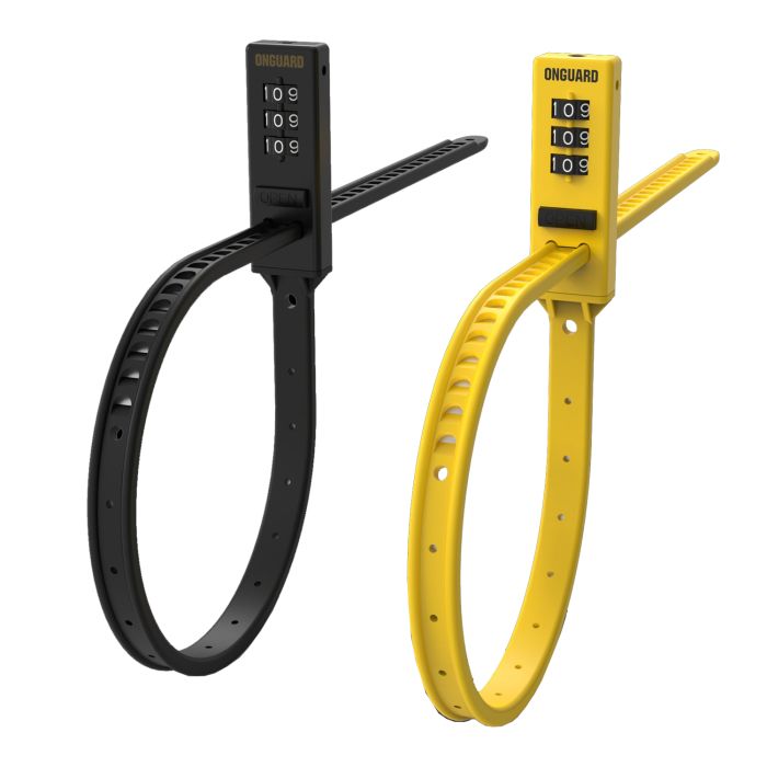 ONGUARD Zip lock twin pack - black yellow