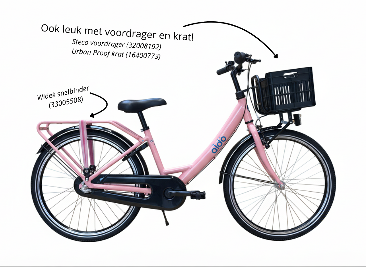 Master Bike Aldo wave carino 24 meisjesfiets 3grn - pastelturquoise 'mint'