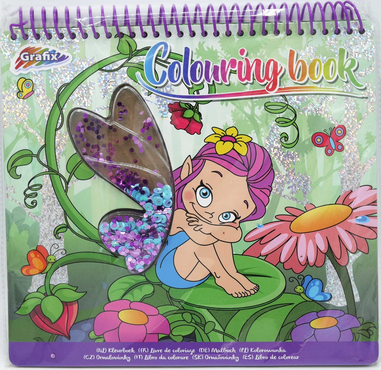 Bongers Speelgoed Elfjes kleurboek 20 pagina's met elfjes stickers