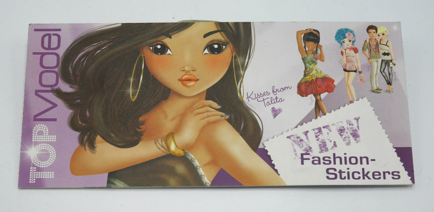 Van Der Doelen Topmodel - 4 velletjes fashion stickers