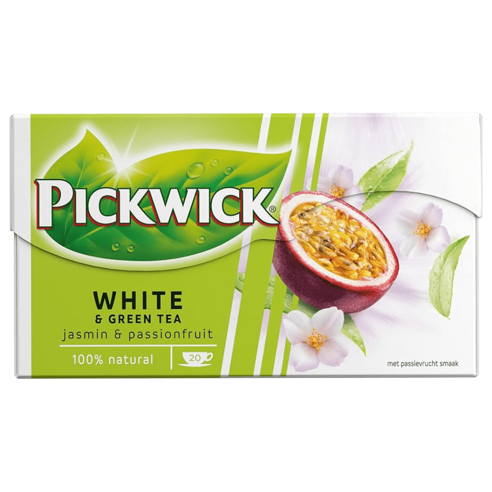 Pickwick white green tea jasmine passionfruit (75x 1,5g)