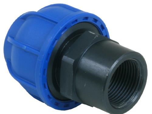 Alusic Aluminium koppeling ø32mm - 1 binnendraad