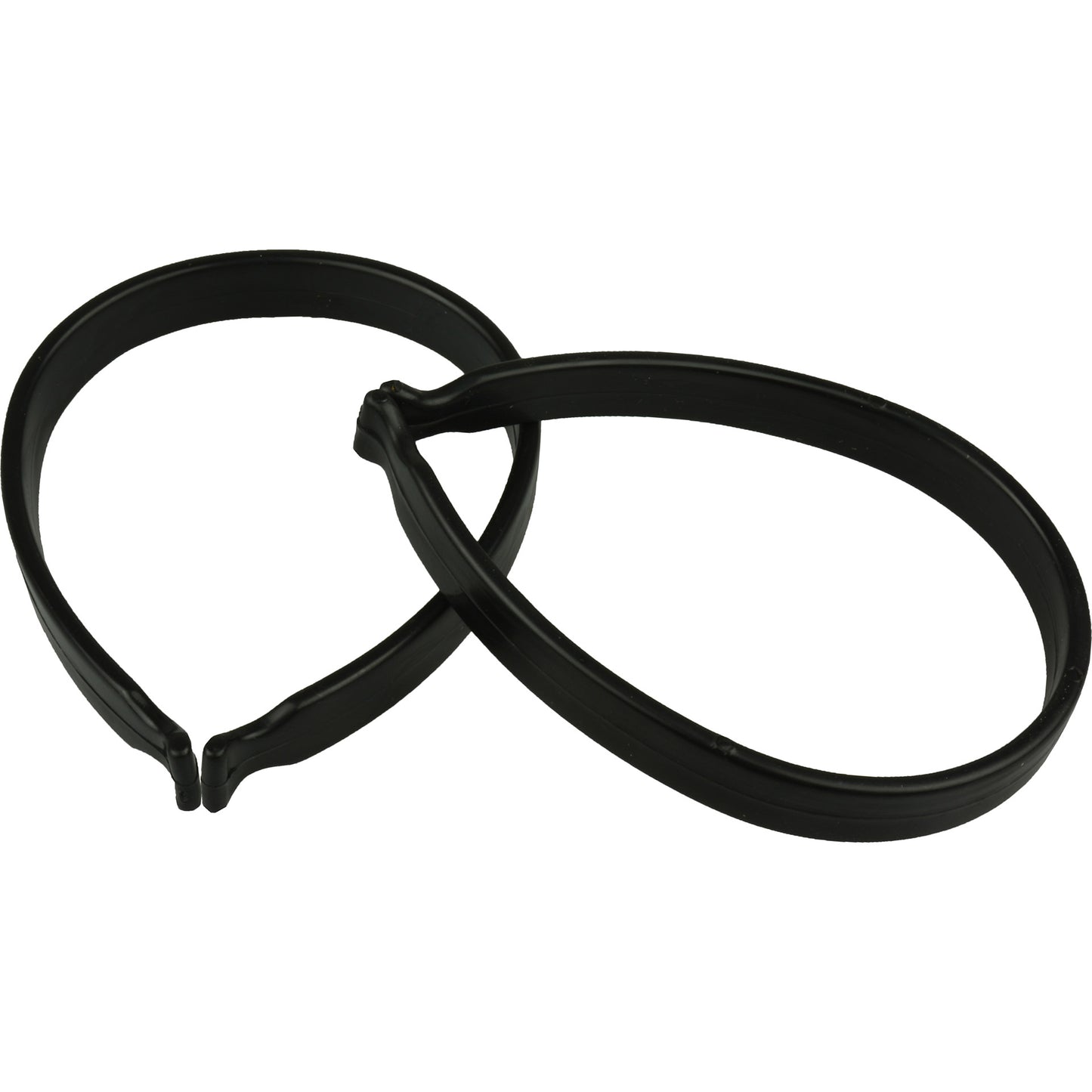 VWP stel broekklemmen pvc zwart