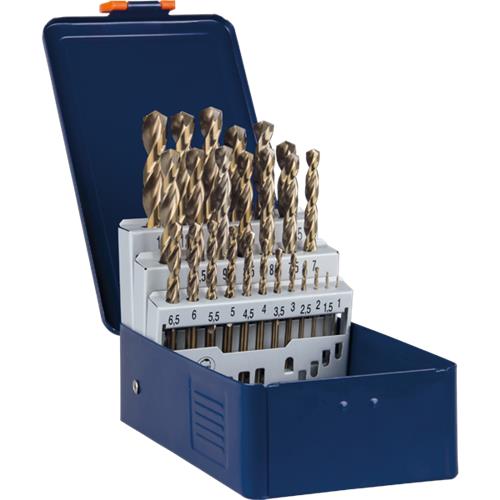 Rotec Spiraalborenset 1-13x0.5mm hss-co 25-delig serie 111