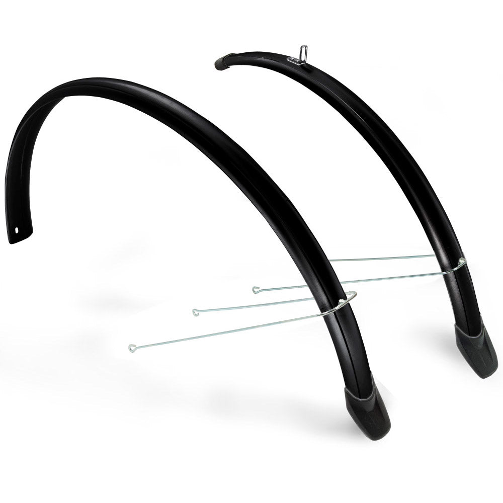 spatbordenset 26 inch 58 mm zwart