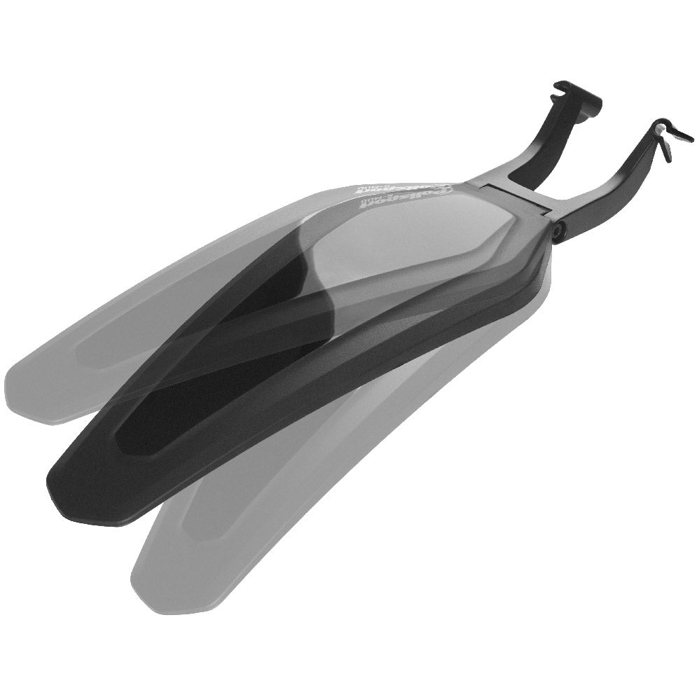 Polisport steckschutzblech s-mud rear clip-on fender polisp.mtb 380mm 124mm