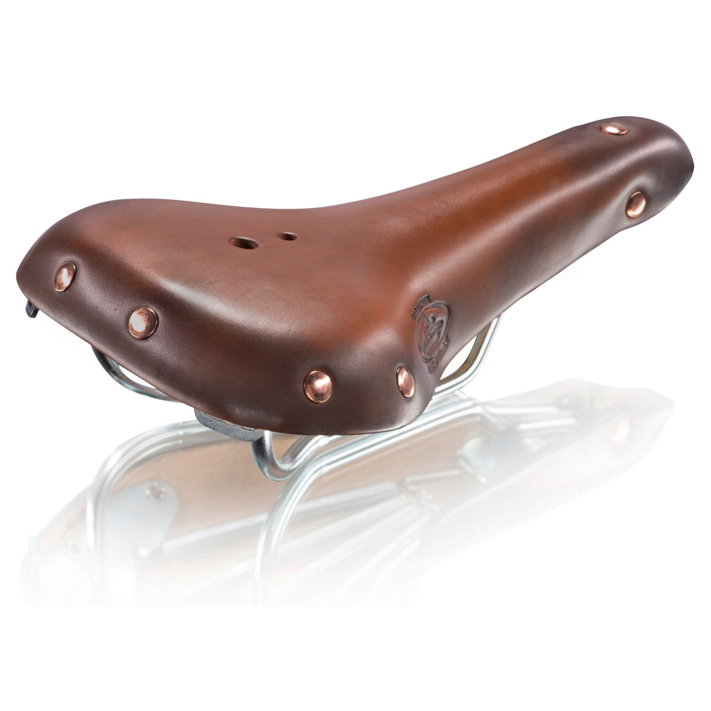 Monte Grappa zadel sport oud leer charleston