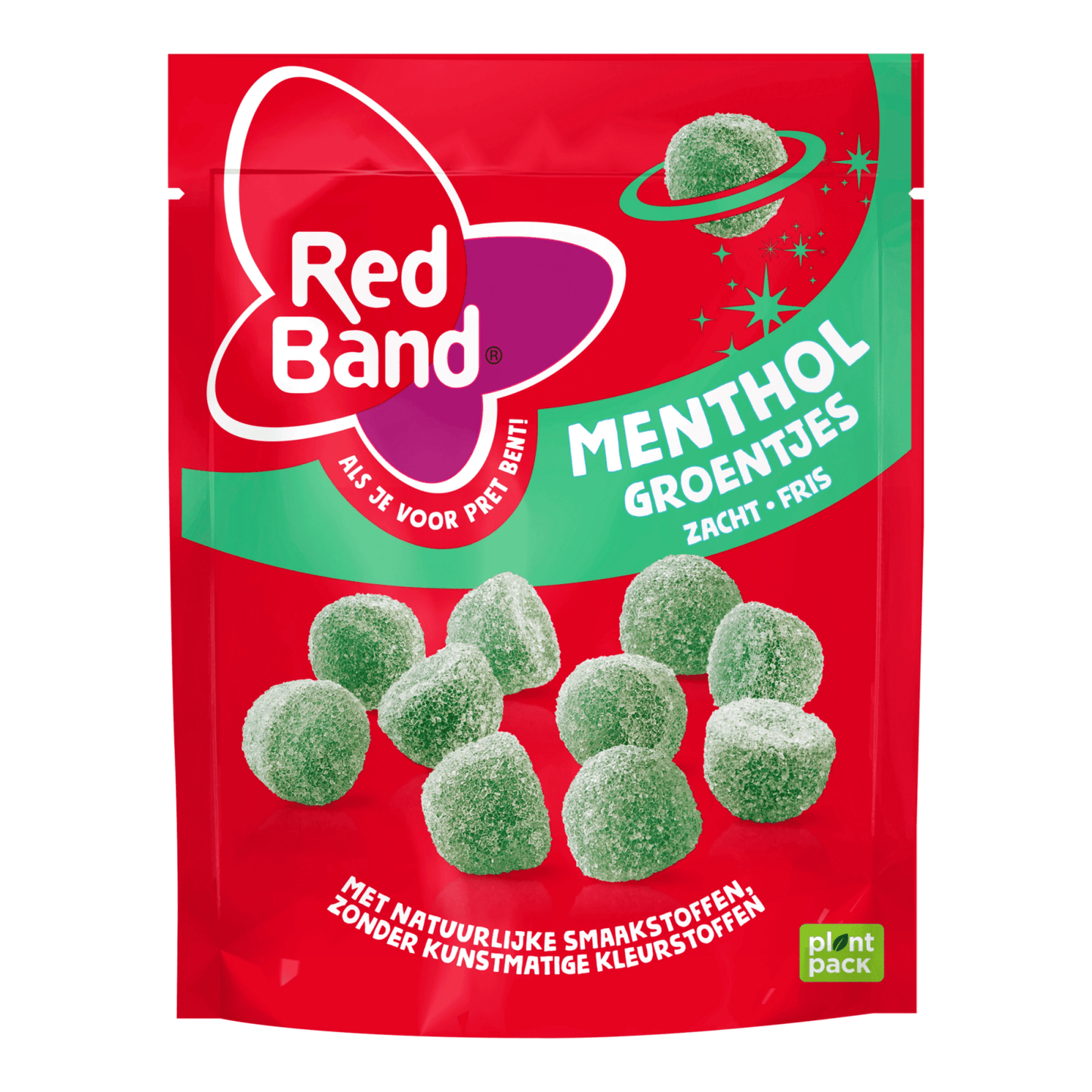 Red Band menthol groentjes zak (10x 230gr)