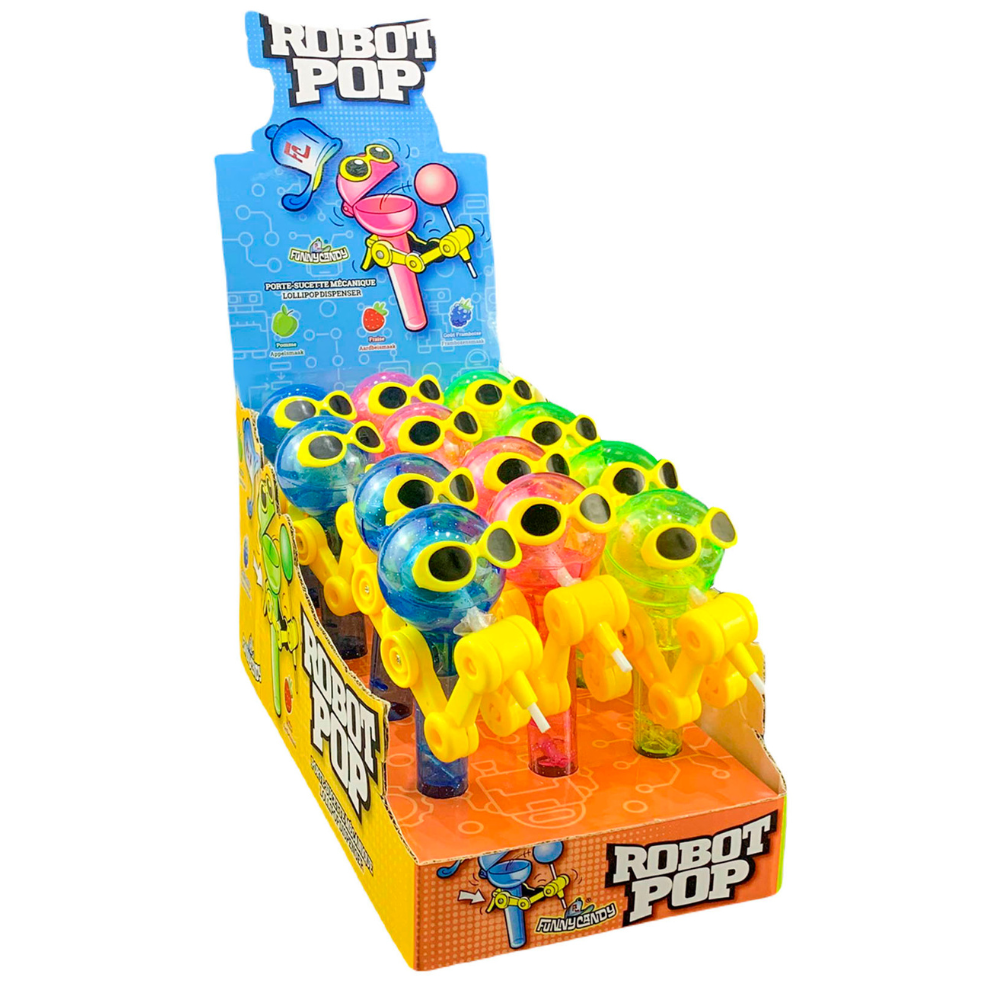 Funny Candy Robotman lollipop (12x10gr)