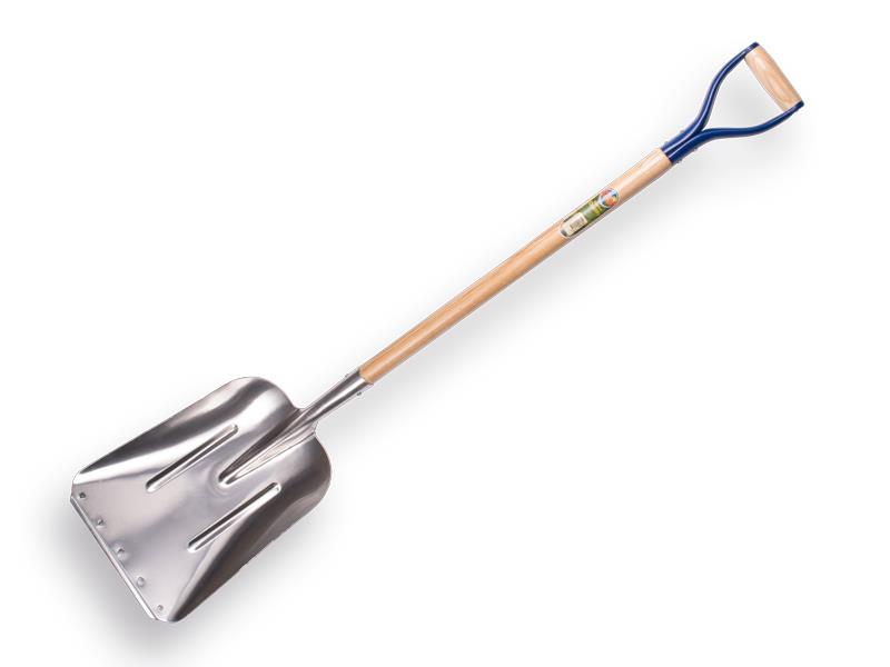 Atlas Graanschop zweeds model alu met strip en yd-steel 95cm gelakt