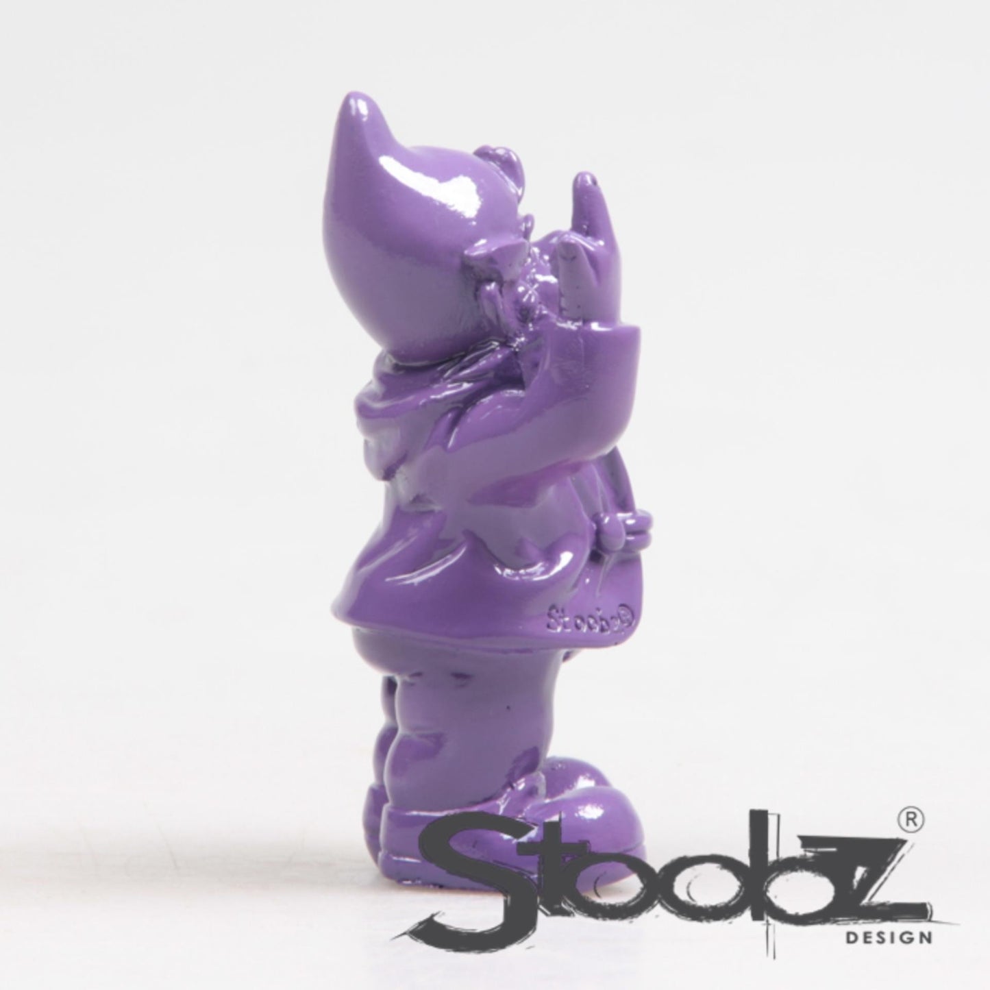 Stoobz Design Stoobz kabouter f*ck you paars 10cm