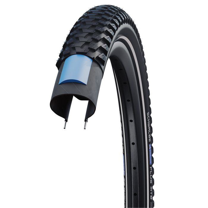 SCHWALBE Marathon plus mtb - wired - addix - smartguard - 29x2.25 - black + reflex